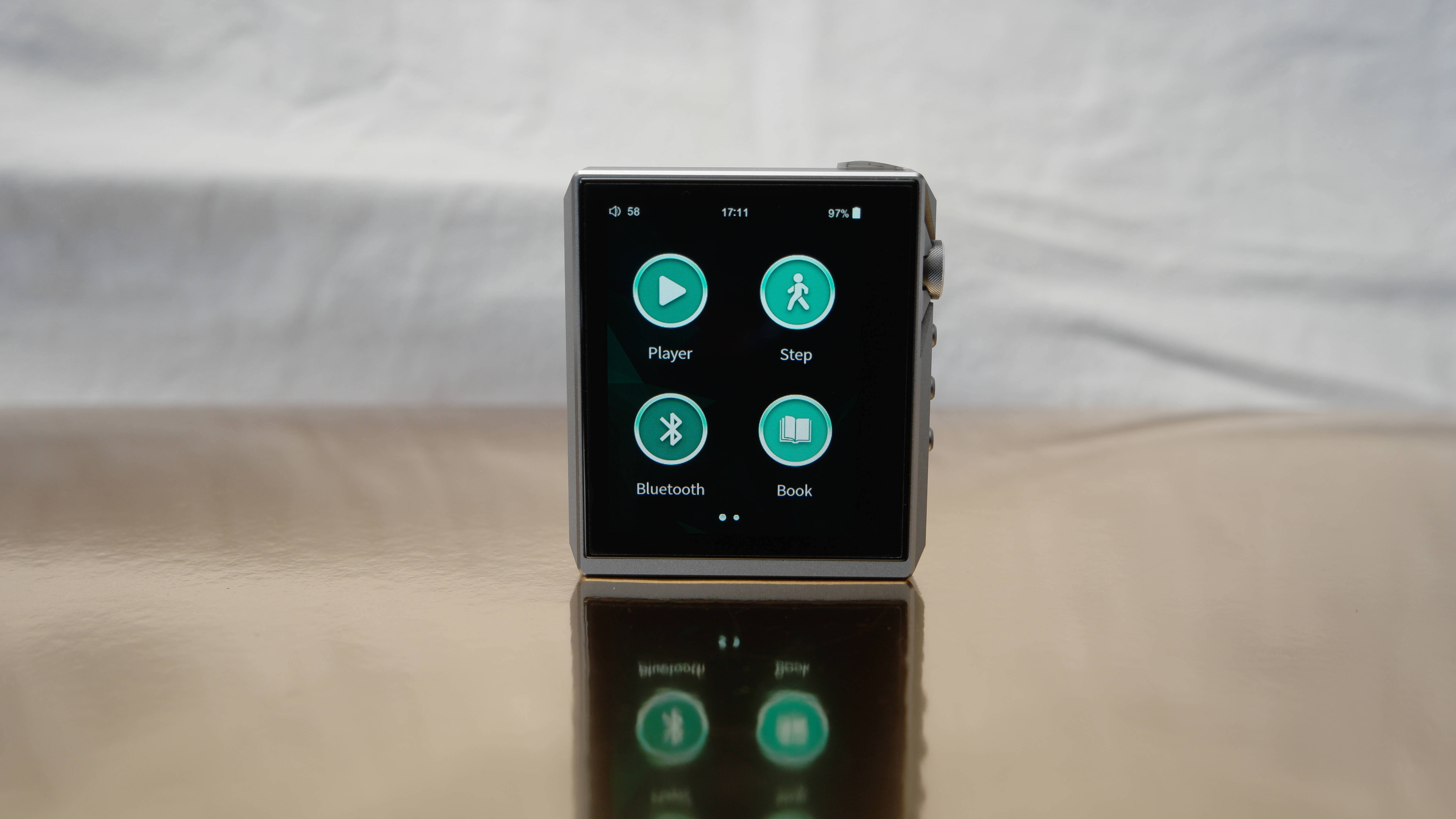 Hidizs AP80 PRO-X DAP home screen number one