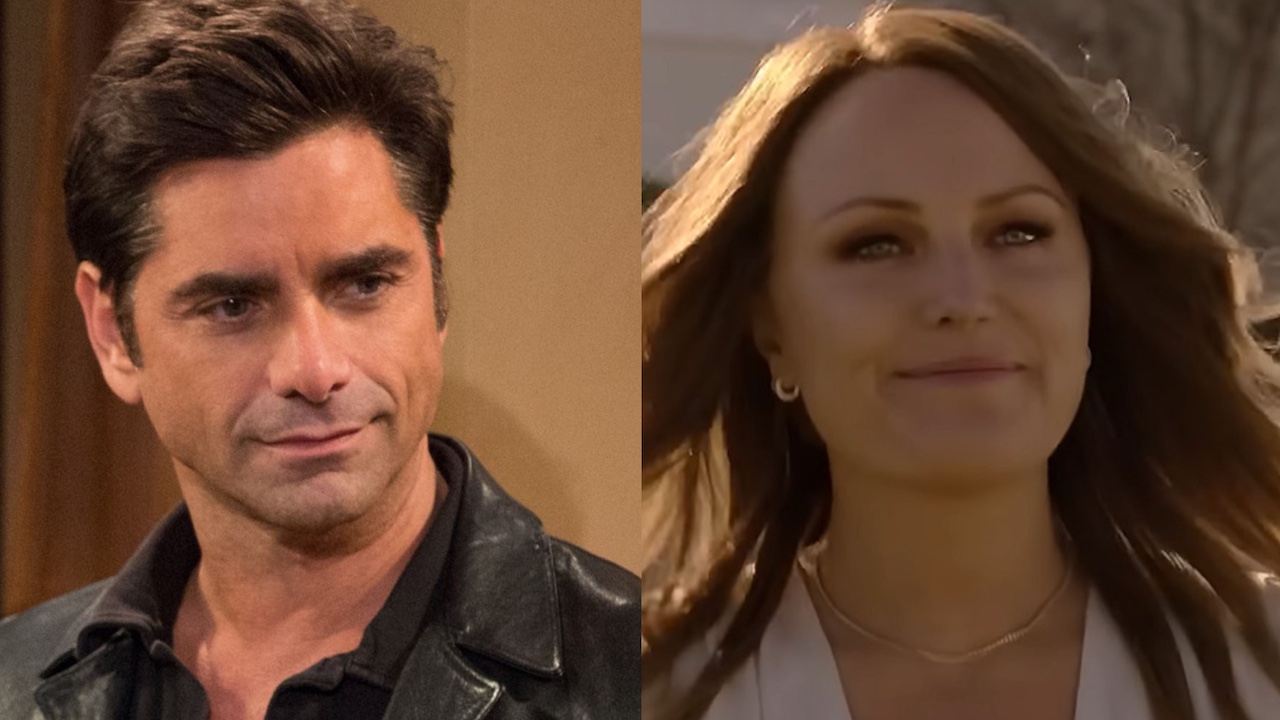 John Stamos in Fuller House and Malin Akerman in The Hunting Wives 