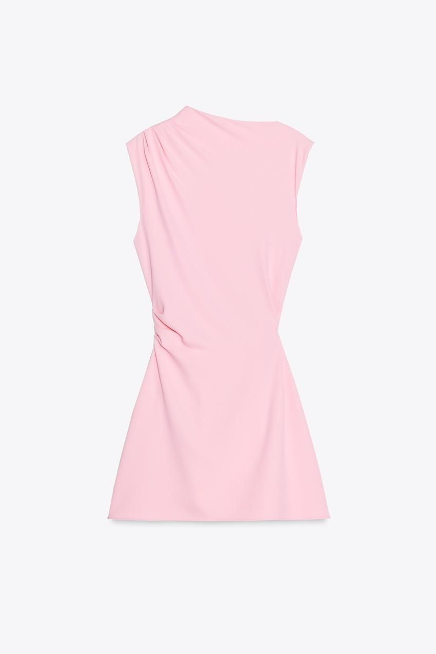 Crepe Mini Dress