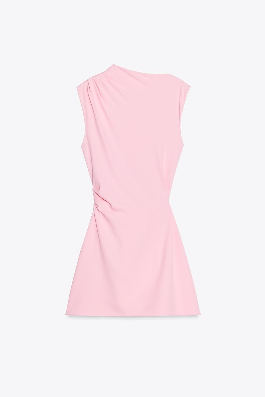 Crepe Mini Dress