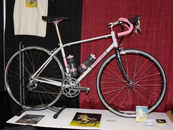 Victoria Cycles builder Dave Hill crafted this lugged steel road bike for his wife.