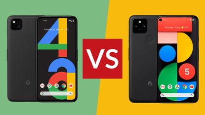 Google Pixel 4A vs Google Pixel 5 side by side