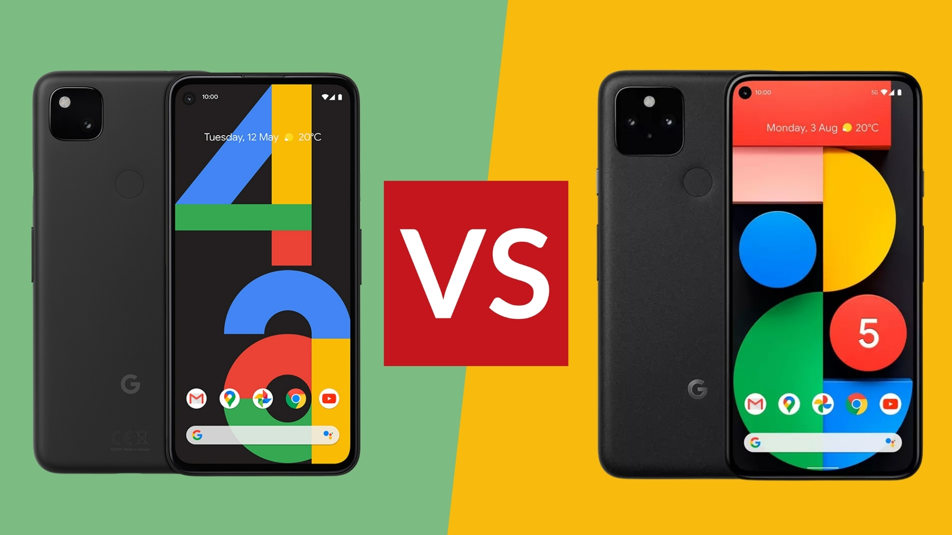 Google Pixel 5 y Google Pixel 4A: comparativa exhaustiva