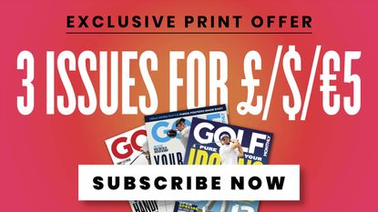 A Golf Monthly subscription offer promo