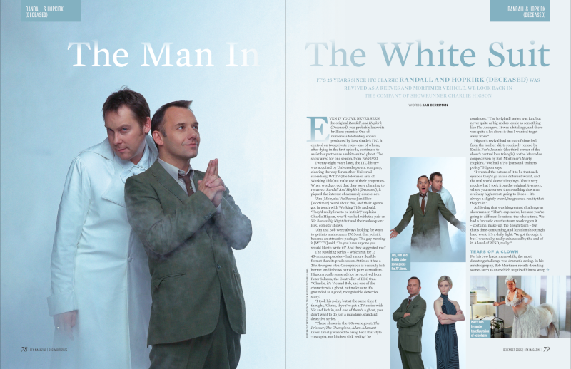 Vic Reeves and Bob Mortimer as Marty Hopkirk and Jeff Randall.