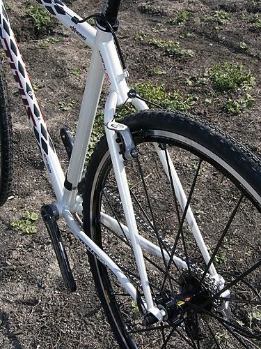 The small-diameter steel tubes make for plenty of room out back.