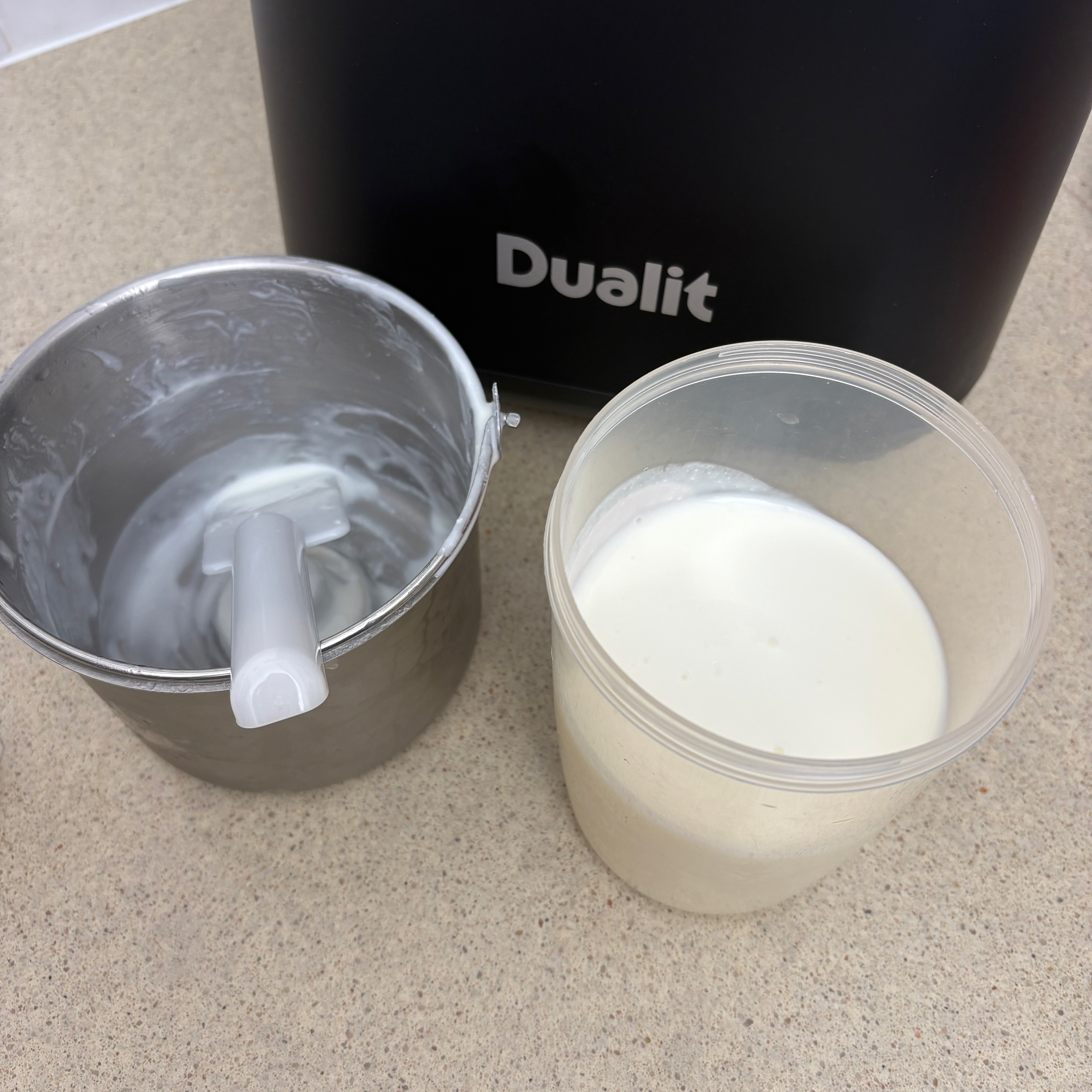 Testing the Dualit Ice cream maker at home