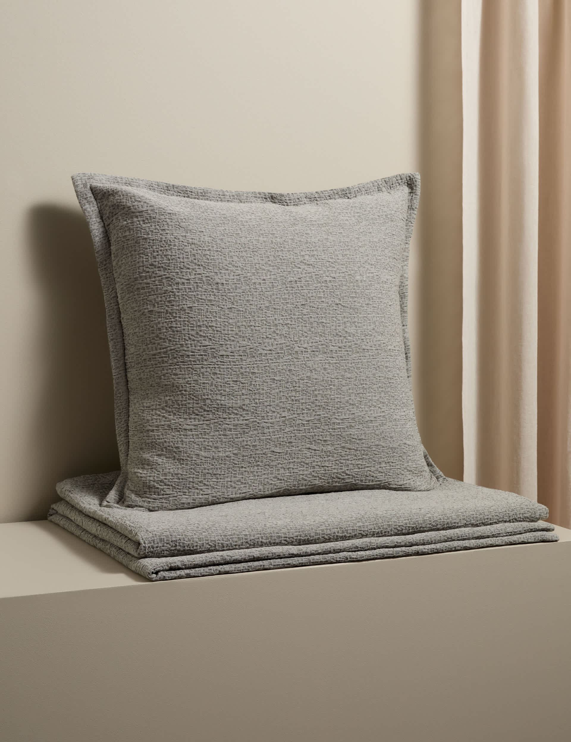 Pure Cotton Jacquard Large Decorative Cushion