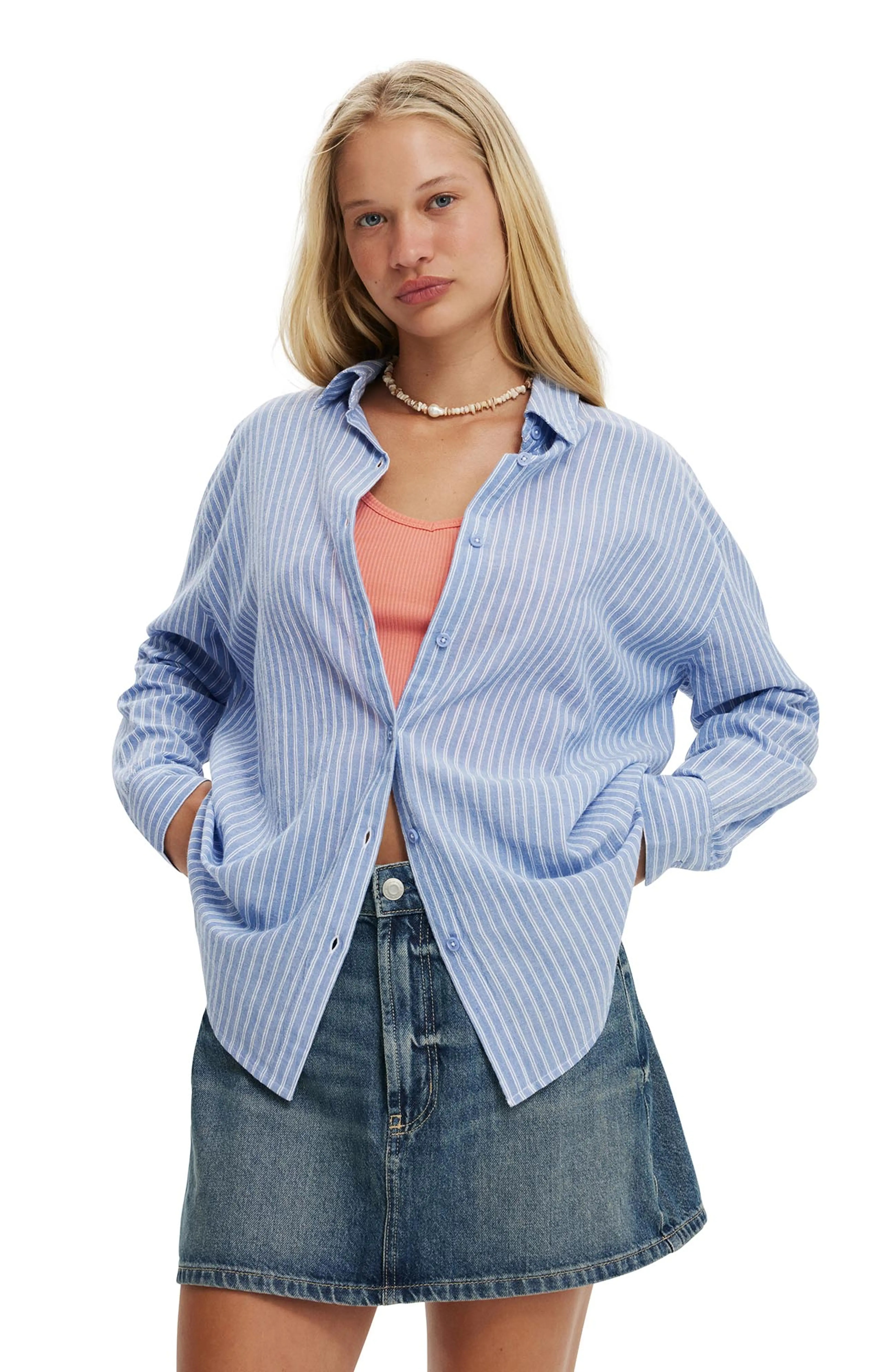 Cotton On, Women's Haven Long Sleeve Shirt