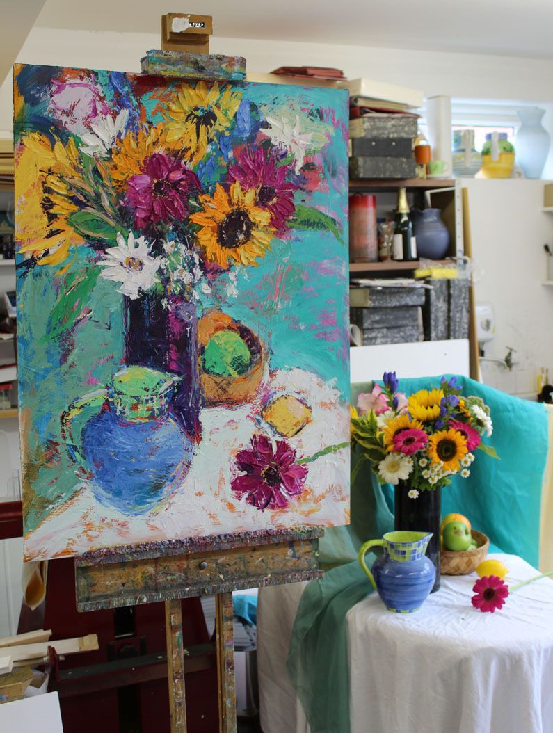 How to paint a vibrant floral still life | Creative Bloq