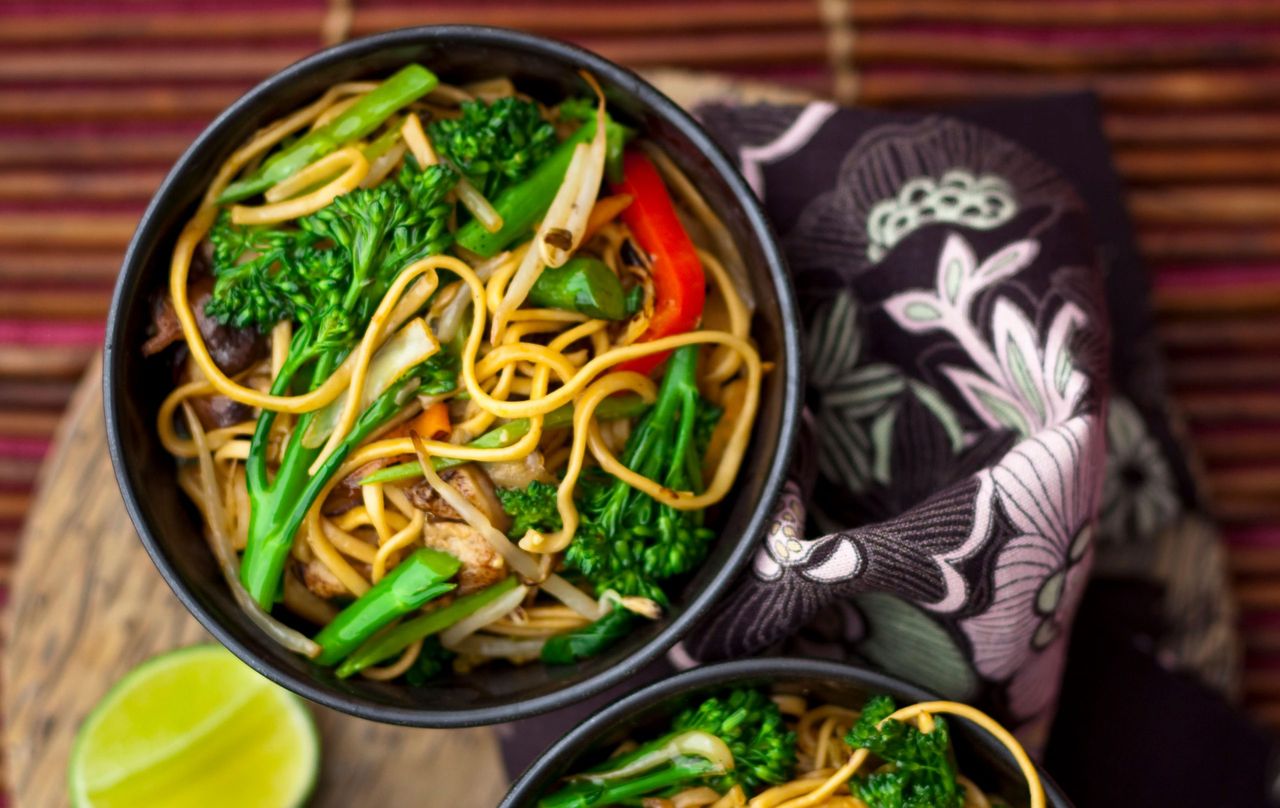 Chinese vegetable chow mein