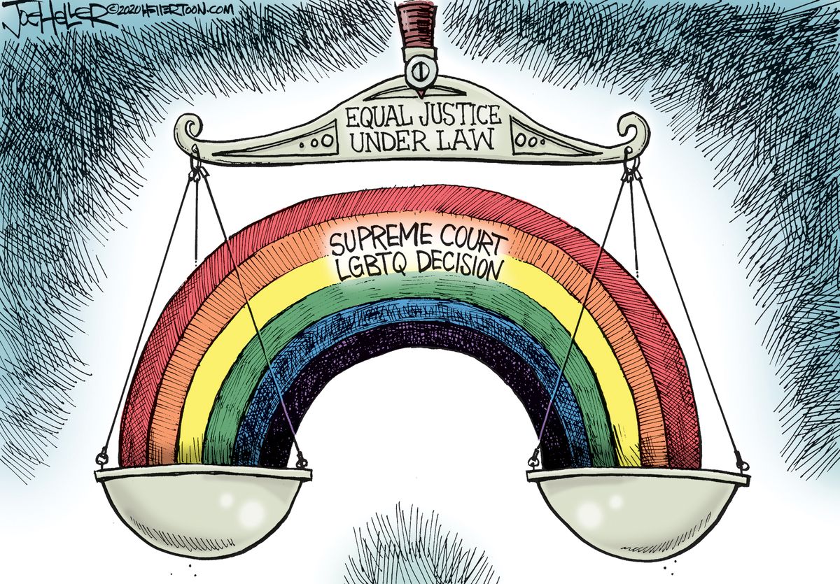 Editorial Cartoon U S supreme court LGBTQ ruling The Week Editorial Cartoon U S supreme court LGBTQ ruling The Week