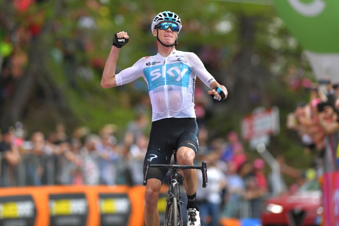 Chris Froome parlayed an 80km attack into the stage win and race lead