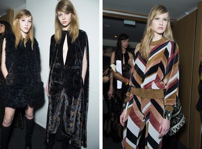 Models wearing Sonia Rykiel collection