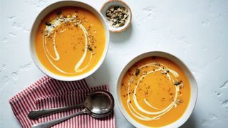 Low fat carrot soup low carb lunch ideas