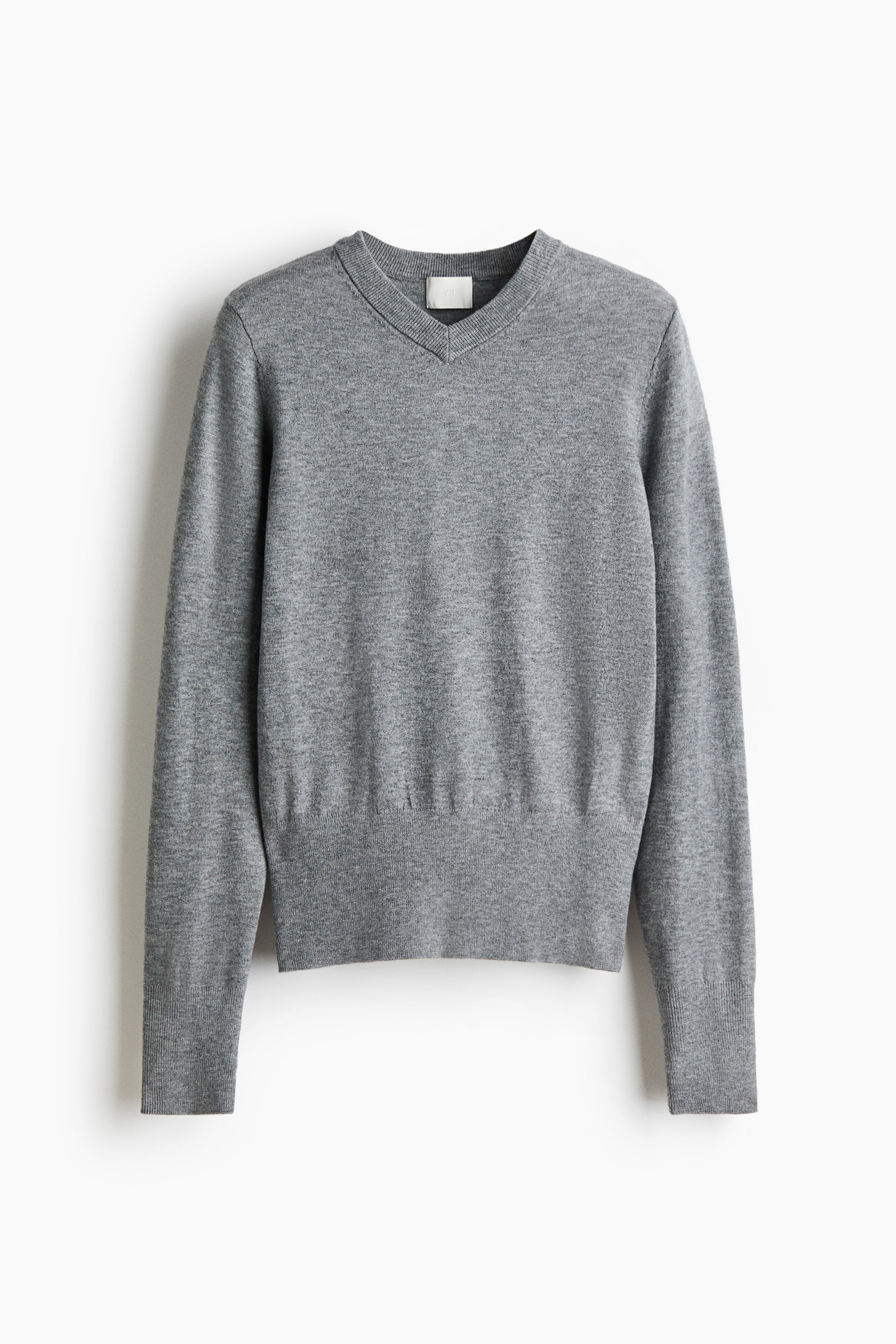 V-Neck Sweater - Dark Beige