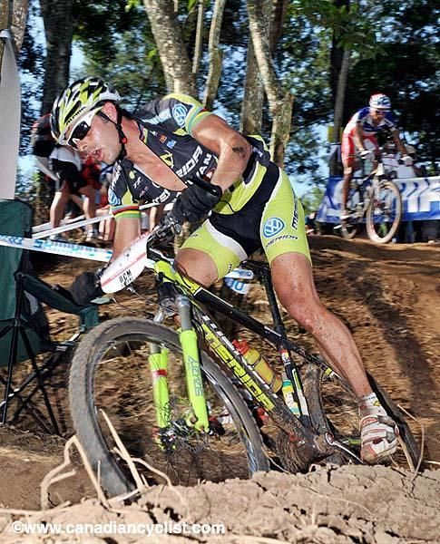 Jose Antonio Hermida won the 2009 World Cup cross country in Pietermaritzburg, South Africa