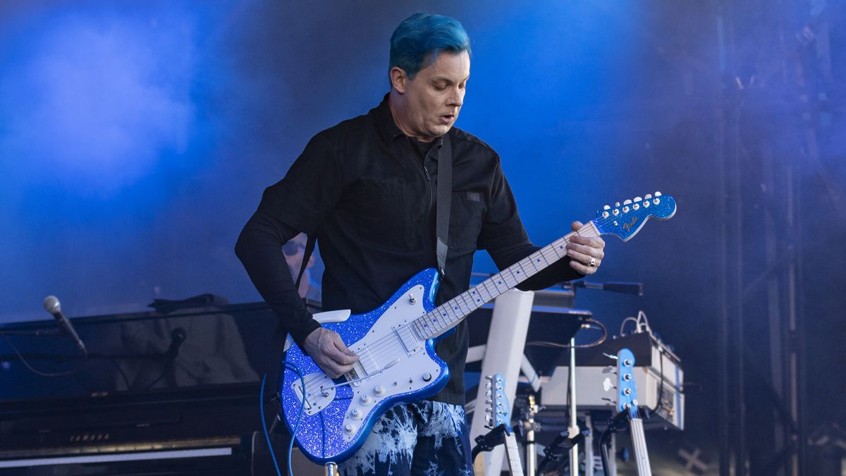 Jack White wields his crazy pitch-shifting Jazzmaster and a custom ...