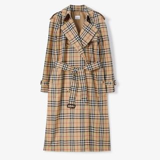 Burberry check-pattern reversible wool cape - Neutrals