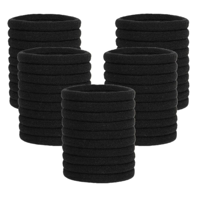 black hair tie