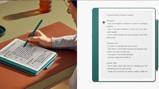 Kindle Scribe AI Notebook Summaries