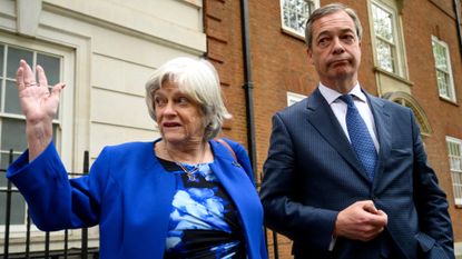 Ann Widdecombe and Nigel Farage at St John’s in 2019