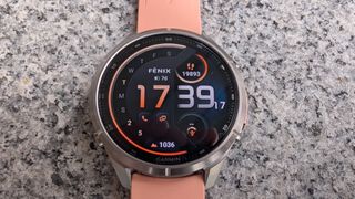 Garmin fenix 9 Pro on wrist during activity