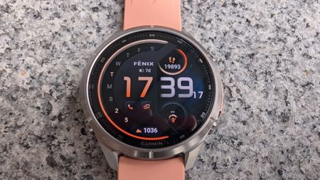 Garmin fenix 9 Pro on wrist during activity