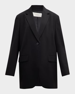 Obine Oversized Single-Breasted Jacket