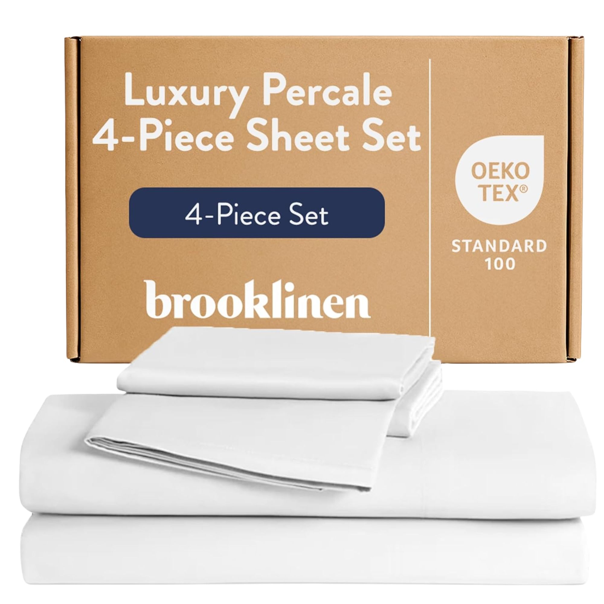 Brooklinen percale sheet set