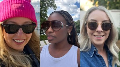 Antonia Kraskowski, Paula Moore and Caroline Parr wearing the best sunglasses