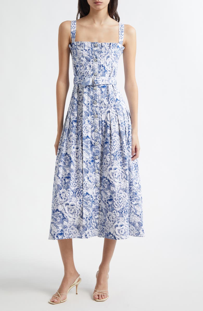 Floral Print A-Line Dress