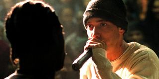 Eminem on the mic