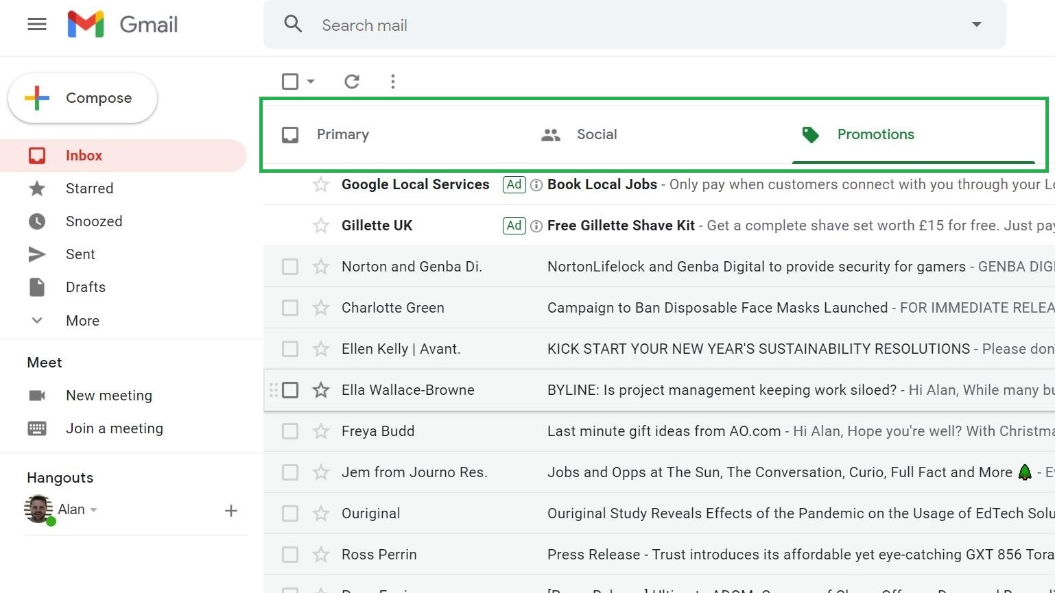 Шаг 1. Как удалить всю электронную почту в Gmail