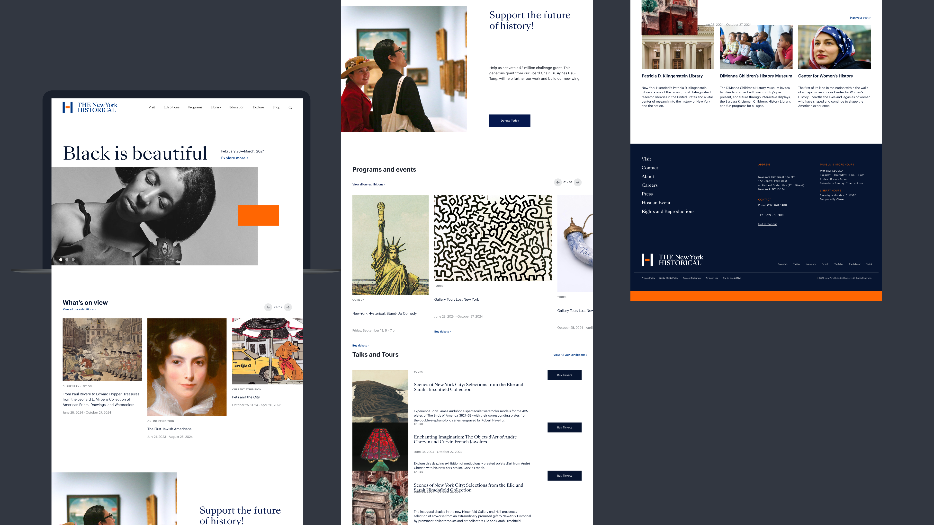 The New York Historical branding