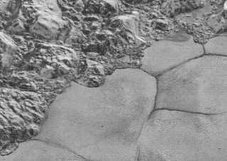 Pluto's Mountains, Icy Plains: Best View Yet