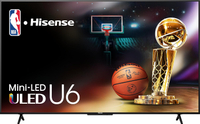 Hisense 55" U6 Mini-LED 4K TV: was $599 now $449 @ Amazon