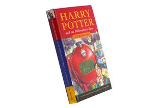 Harry Potter first edition book, front cover