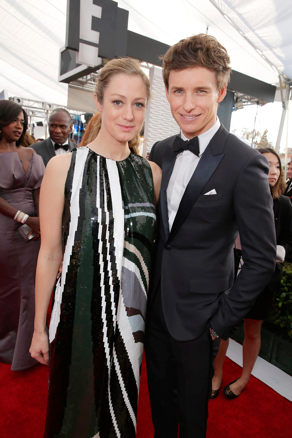 Eddie Redmayne and Hannah Bagshawe