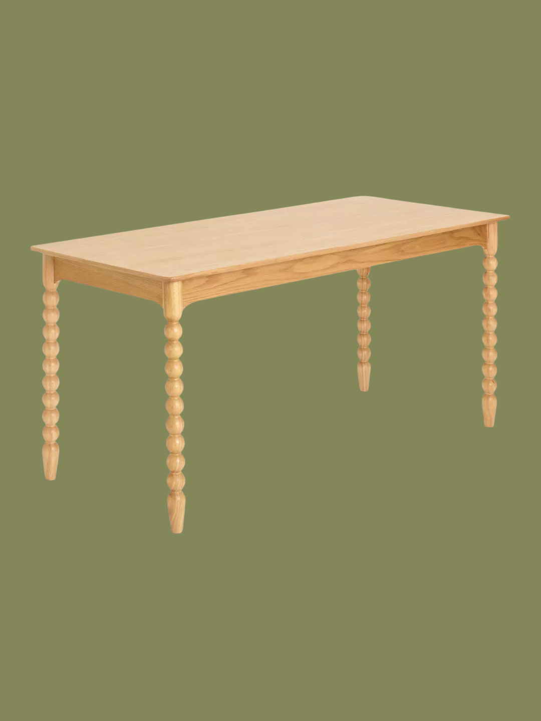 Habitat, Habitat Blaire Bobbin Wood Veneer Dining Table