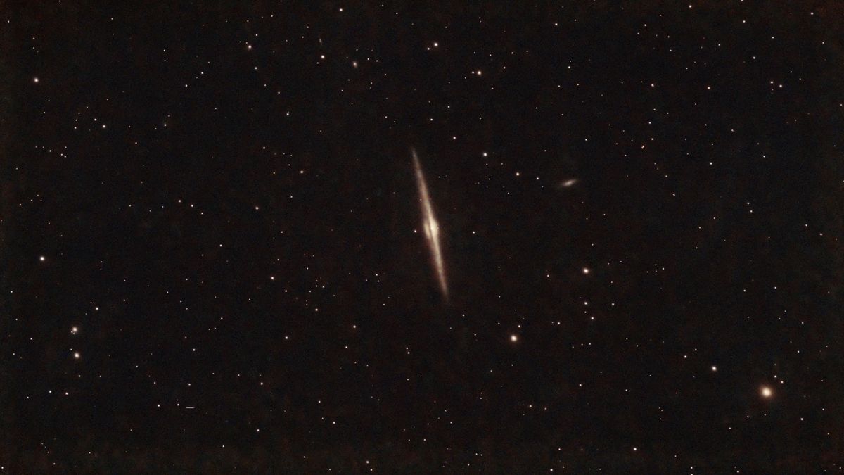 swirls of gas on a starry background