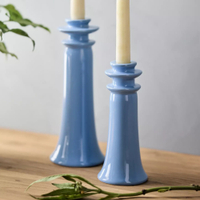 Geo Glazed Ceramic Candle Holder | Was $32, now $19.95 at Anthropologie