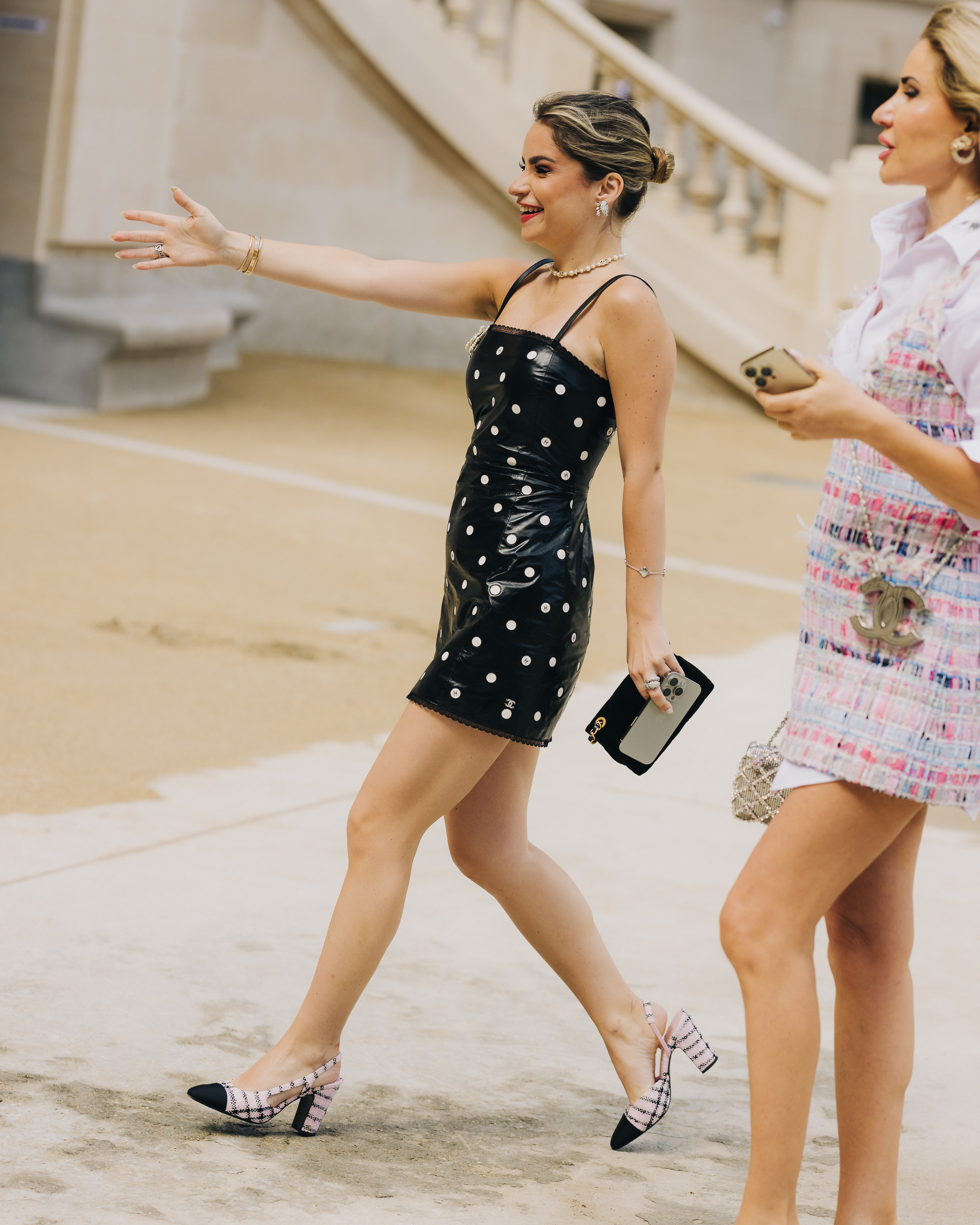 woman at paris fashion week couture street style