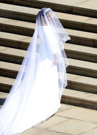 Meghan Markle on her wedding day