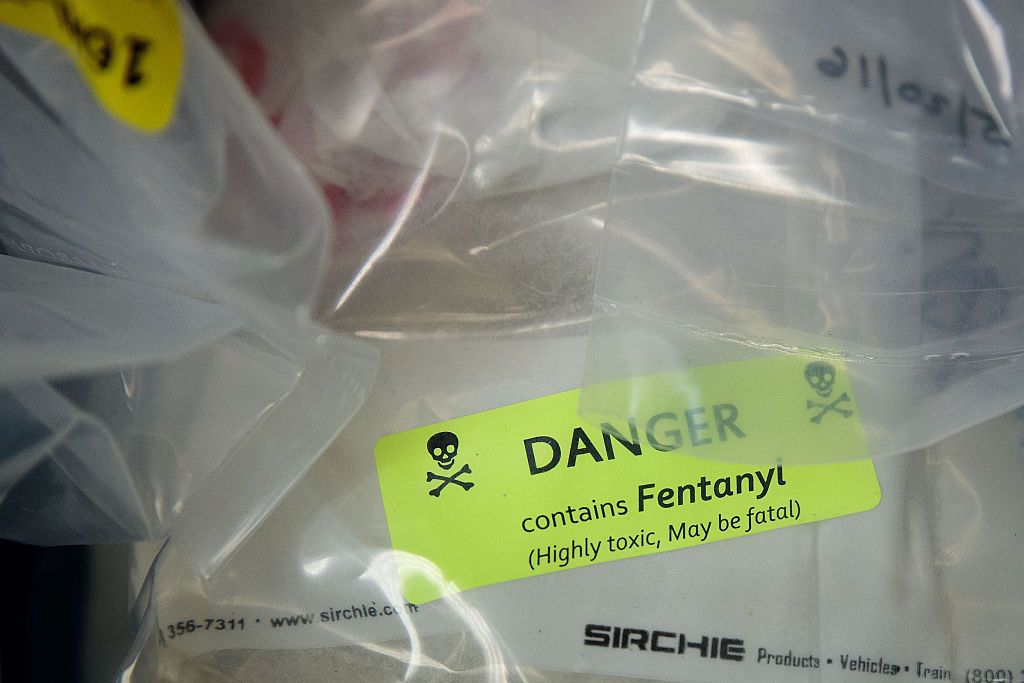 Fentanyl bags.