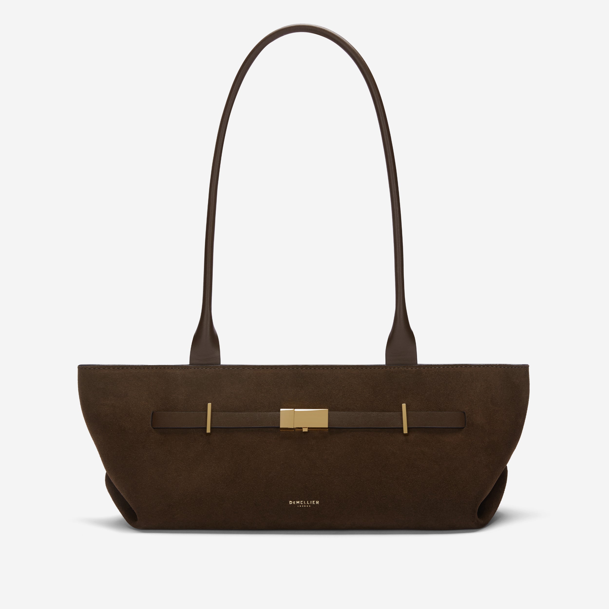 The New York Shoulder | Mocha Suede 
Mocha Smooth | Demellier