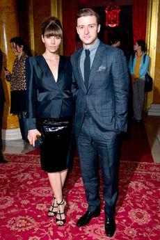 Justin Timberlake and Jessica Biel are the star guests at Tom Ford's autumn/winter 2013 show