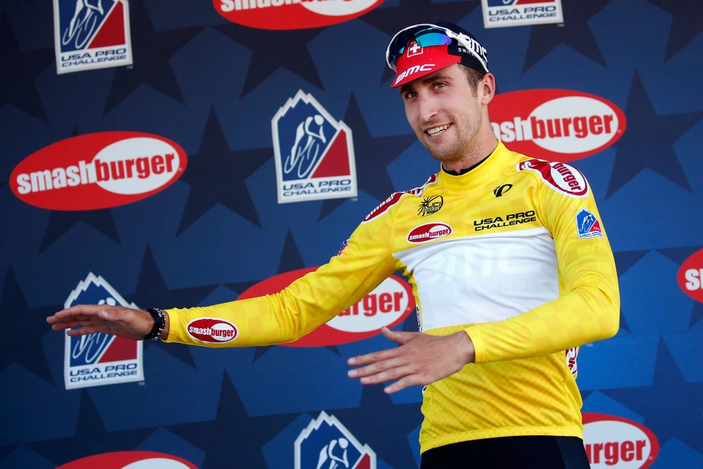 Taylor Phinney (BMC) enjoying being back on the podium