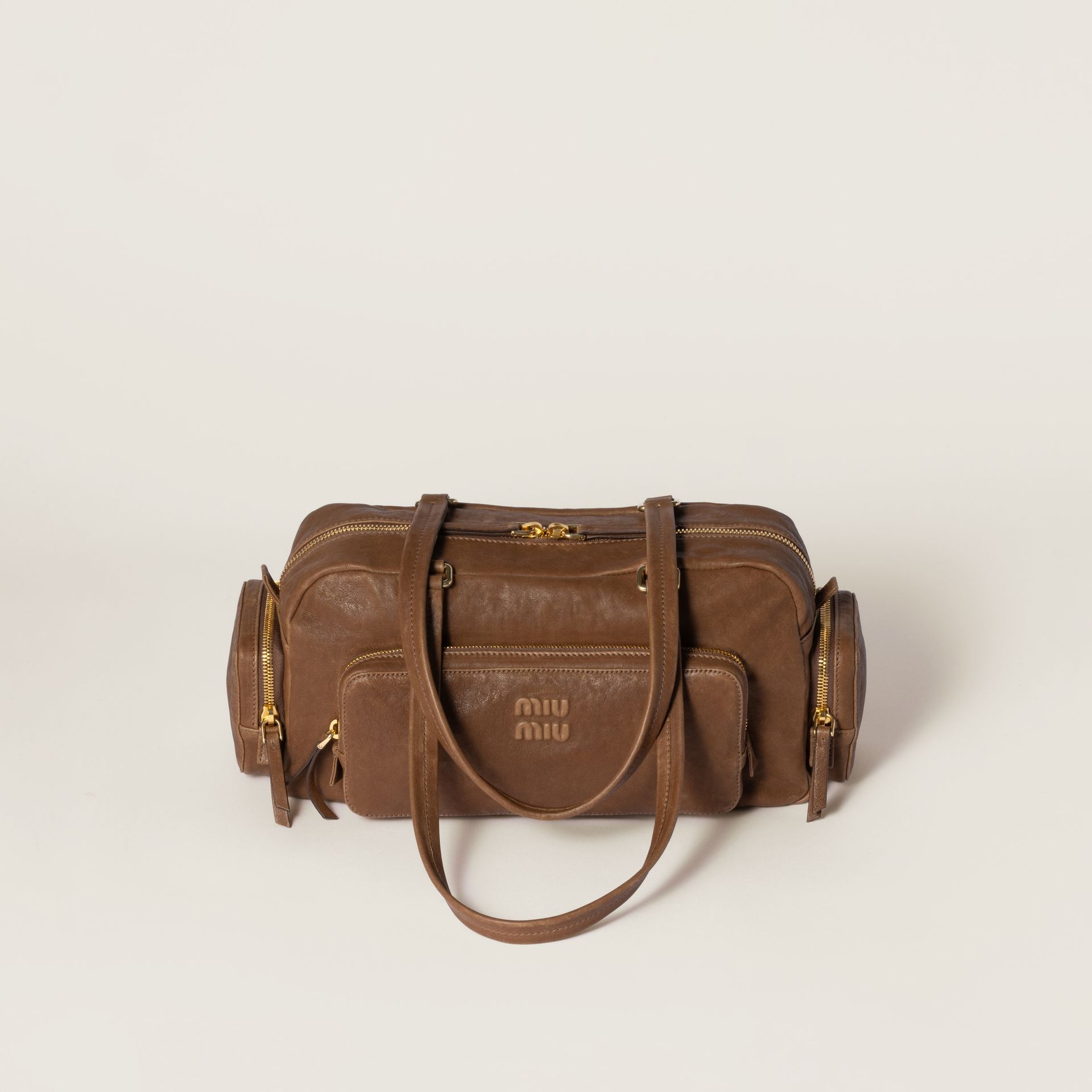 Pocket Washed Nappa Leather Bag