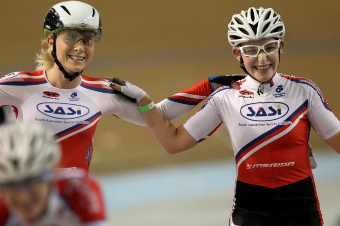 Edmonson and Mundy celebrate victory